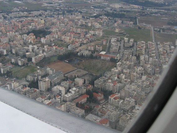 Landeanflug auf Thessaloniki